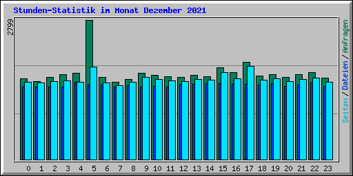 Stunden-Statistik im Monat Dezember 2021