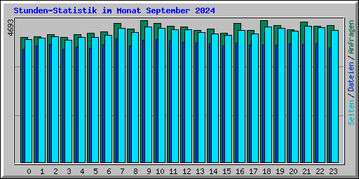 Stunden-Statistik im Monat September 2024